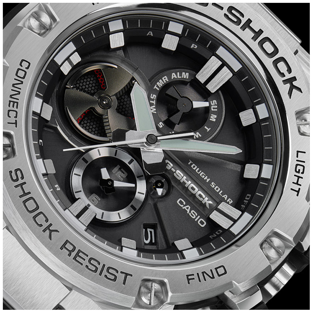 G-Shock G-Steel GST-B100D-1AER G-Steel horloge • EAN: 4549526168222 •  Horloge.nl