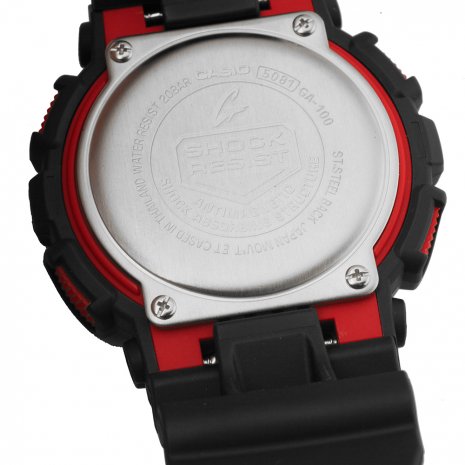 Large Zwart & Rood Ana-Digi G-Shock  G-Shock