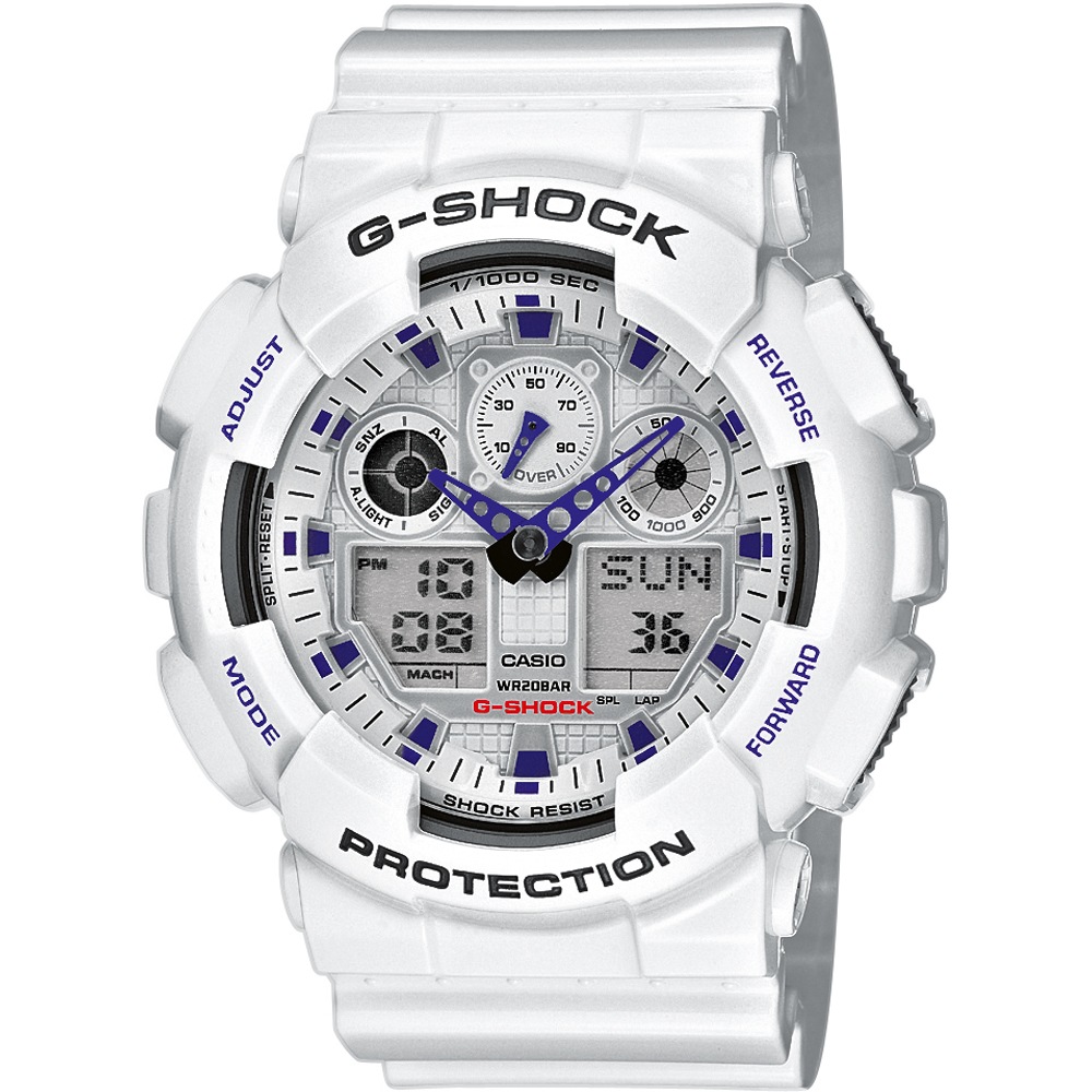 G-Shock Classic Style GA-100A-7AER Horloge