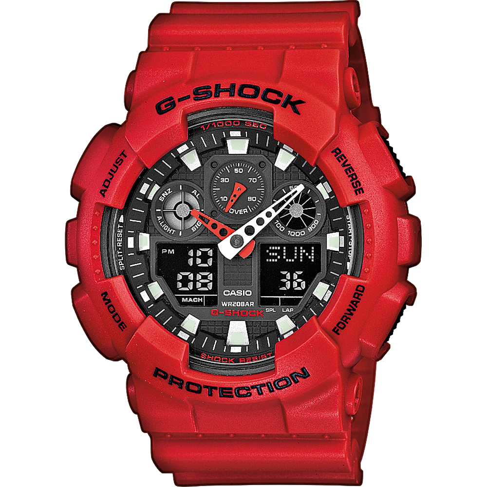 G-Shock Classic Style GA-100B-4AER Ana-Digi Horloge