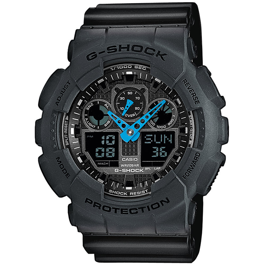 G-Shock Classic Style GA-100C-8AER Ana-Digi Horloge