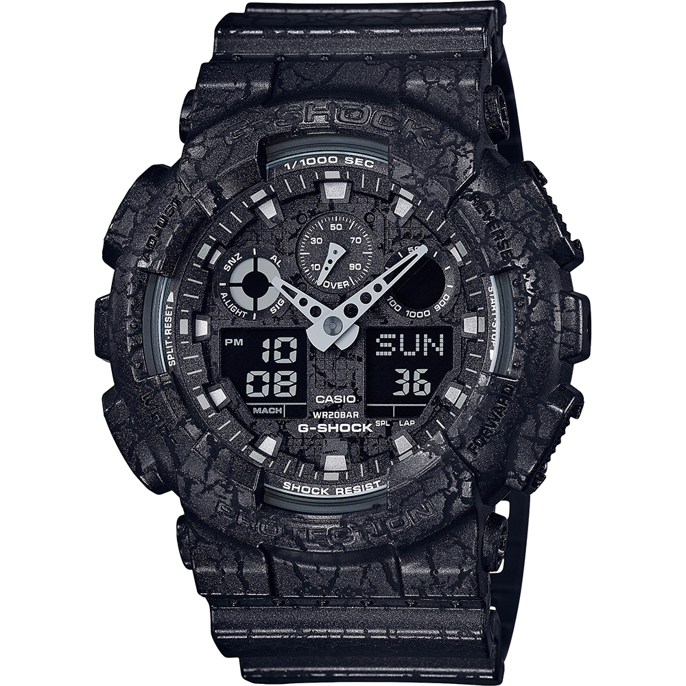 G-Shock Classic Style GA-100CG-1A Cracked Ground Horloge