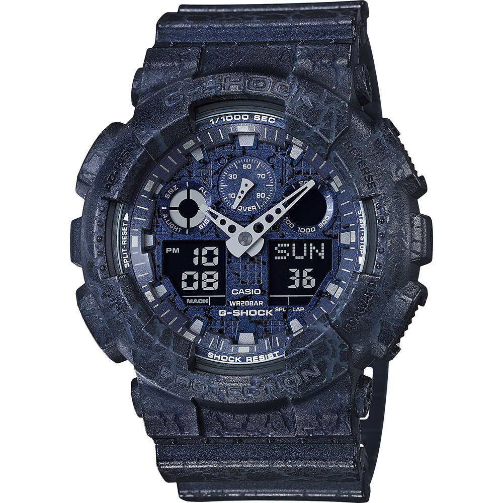 G-Shock Classic Style GA-100CG-2A Cracked Ground Horloge