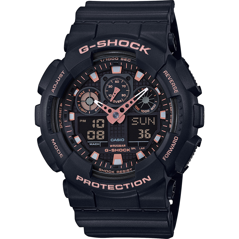 G-Shock Classic Style GA-100GBX-1A4ER Garrish Black Horloge