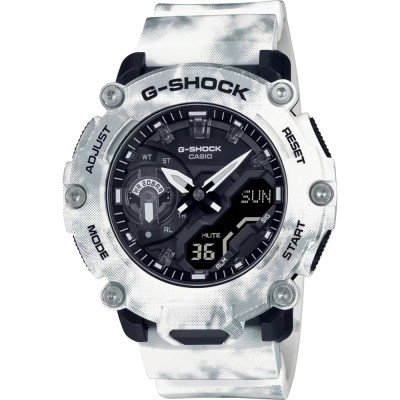 G-Shock GA-2200GC-7A Grunge Snow Camouflage Horloge