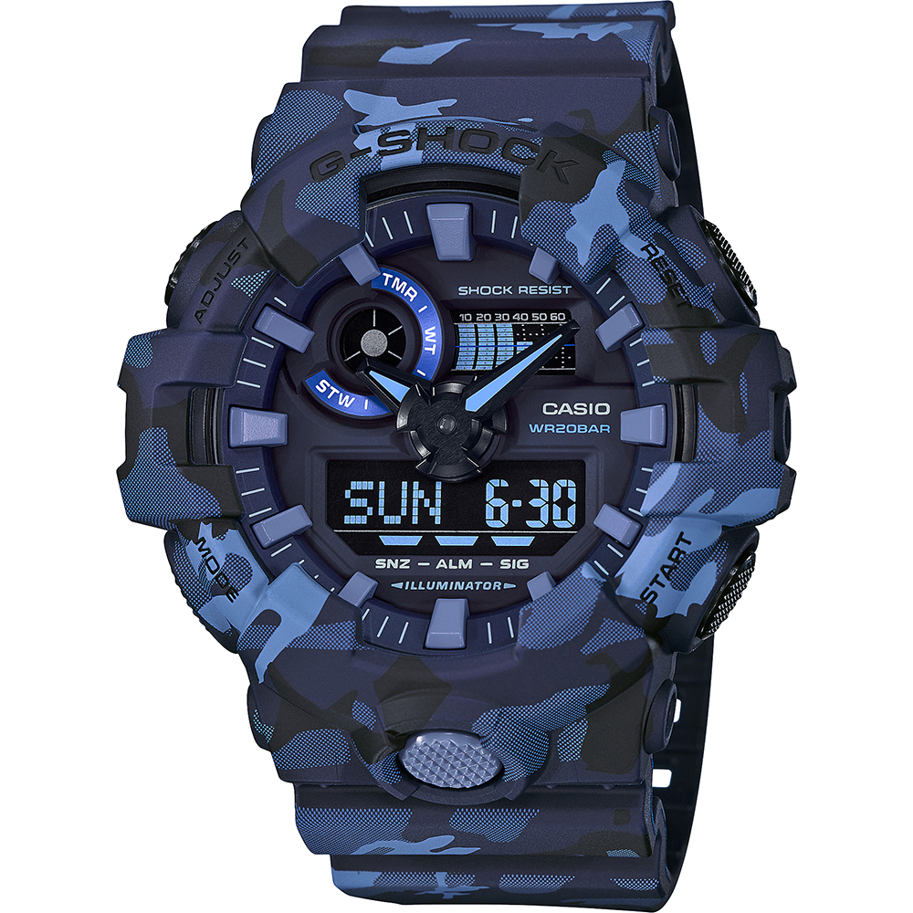 G-Shock Classic Style GA-700CM-2AER Camouflage Horloge