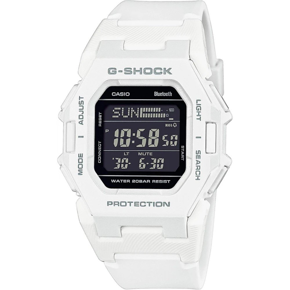 CASIO G-SHOCK ホワイト グレージュ　デジタル腕時計　GD-B500 G-Shock GD-B500-7ER Digital Horloge • EAN: 4549526373763 • Horloge.nl