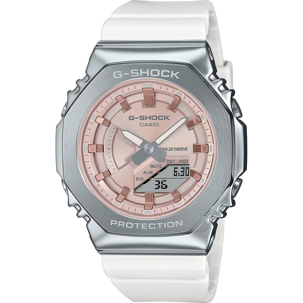 G-Shock Classic Style GM-S2100WS-7AER Metal Covered - CasiOak Lady Horloge