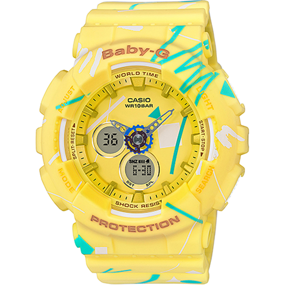 G-Shock Baby-G BA-120SC-9AER Grafitti Camouflage Horloge