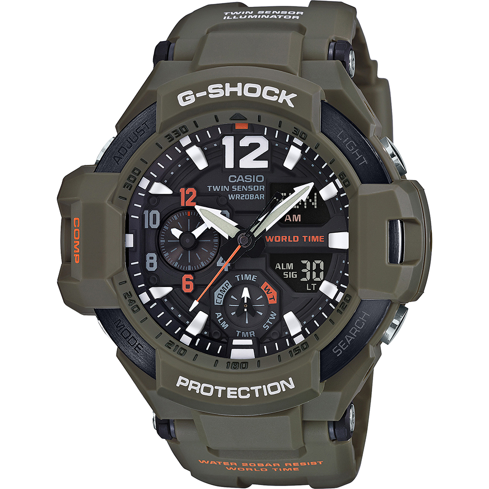 G-Shock Gravitymaster GA-1100KH-3A Gravity Master Kandahar Horloge