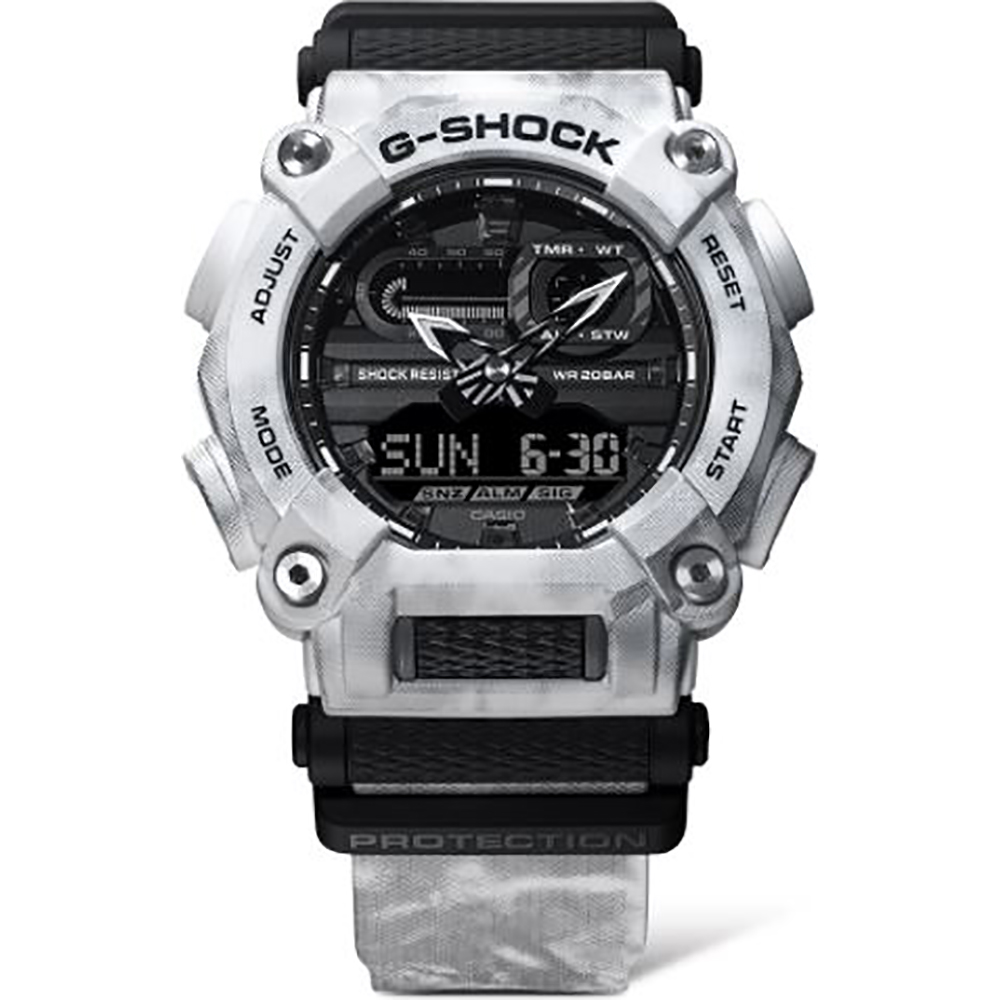 G-Shock GA-900GC-7AER Grunge Snow Camouflage Horloge