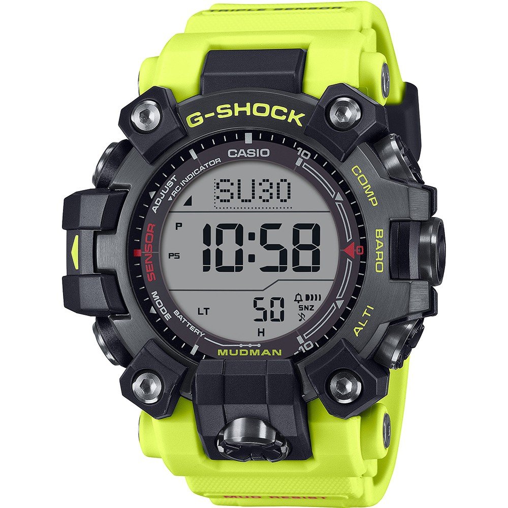 G-Shock Mudmaster GW-9500MRY-1A9ER Mudman - Rescue Yellow Horloge