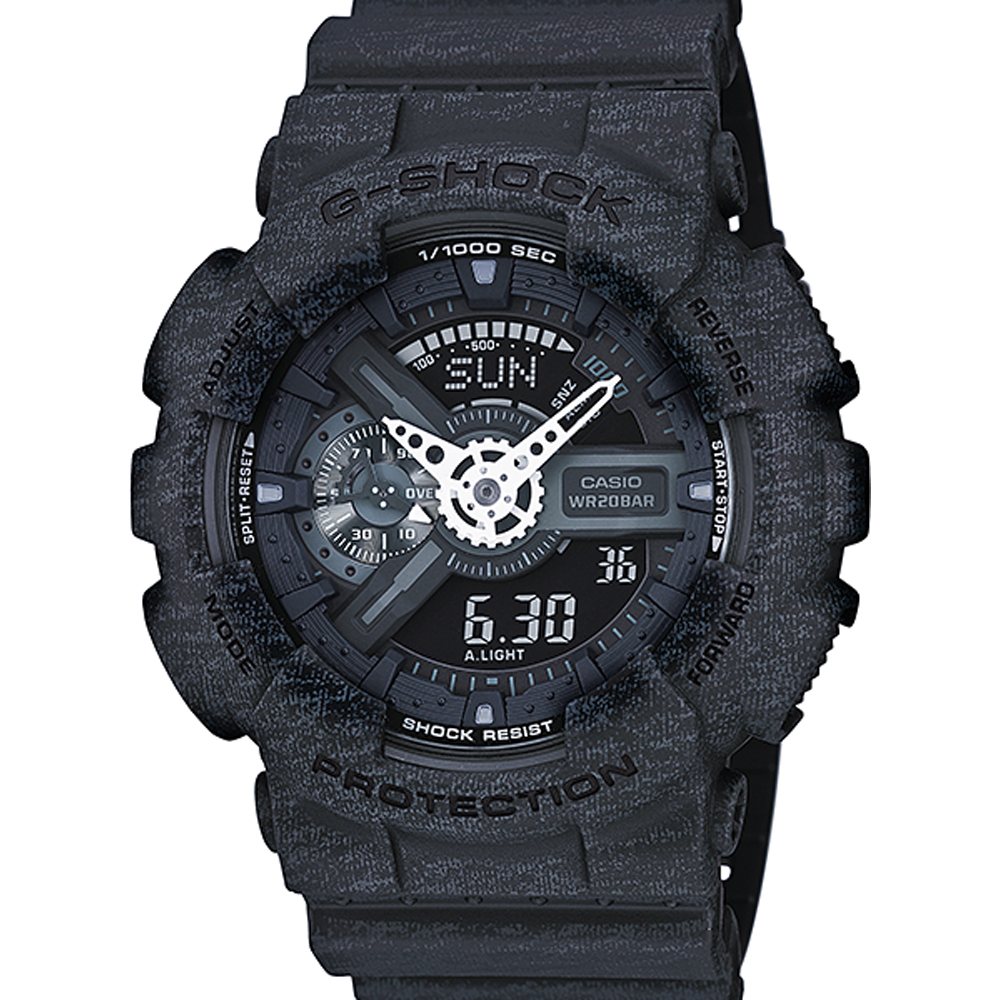 G-Shock Classic Style GA-110HT-1A Heathered Horloge