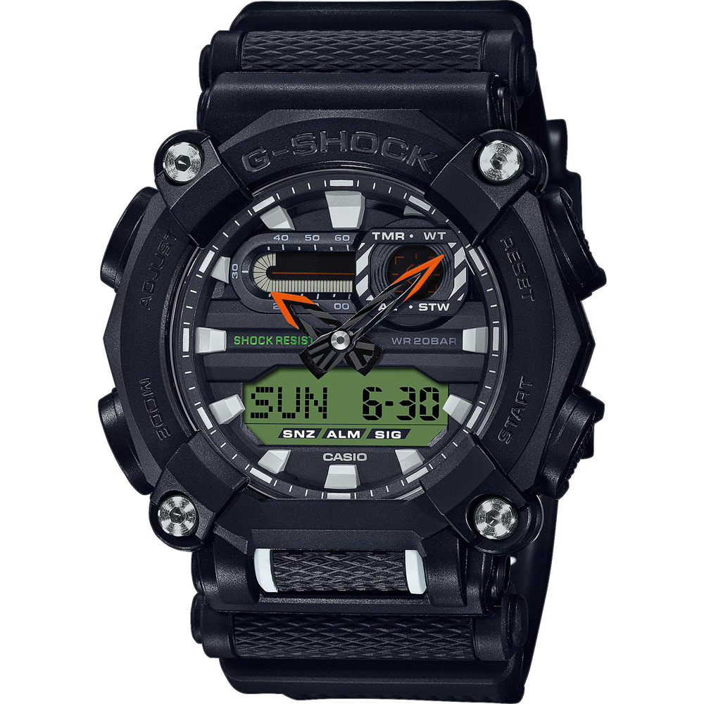 G-Shock Classic Style GA-900E-1A3ER Heavy duty Horloge