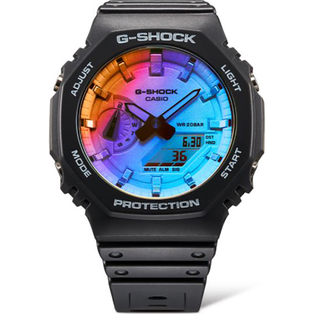 G-Shock Classic Style GA-2100SR-1AER Iridescent colors Horloge