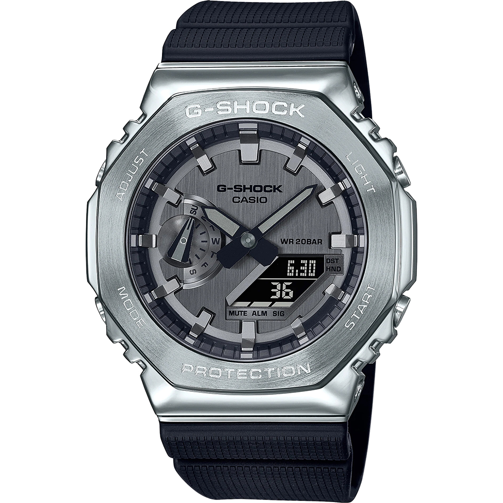 G-Shock G-Metal GM-2100-1AER Metal Covered CasiOak Horloge