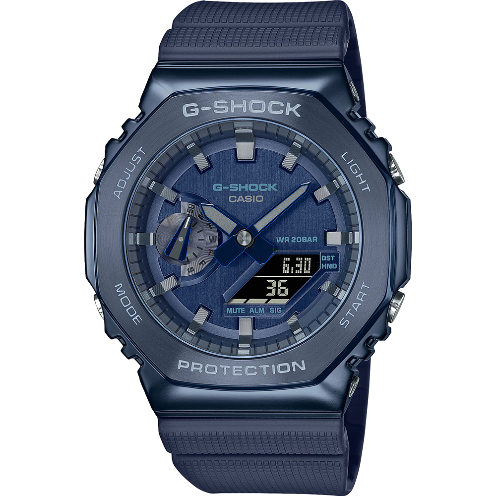 Mexico Nauwkeurig Dapper G-Shock Classic Style GM-2100N-2AER Metal Covered CasiOak Horloge • EAN:  4549526304828 • Horloge.nl