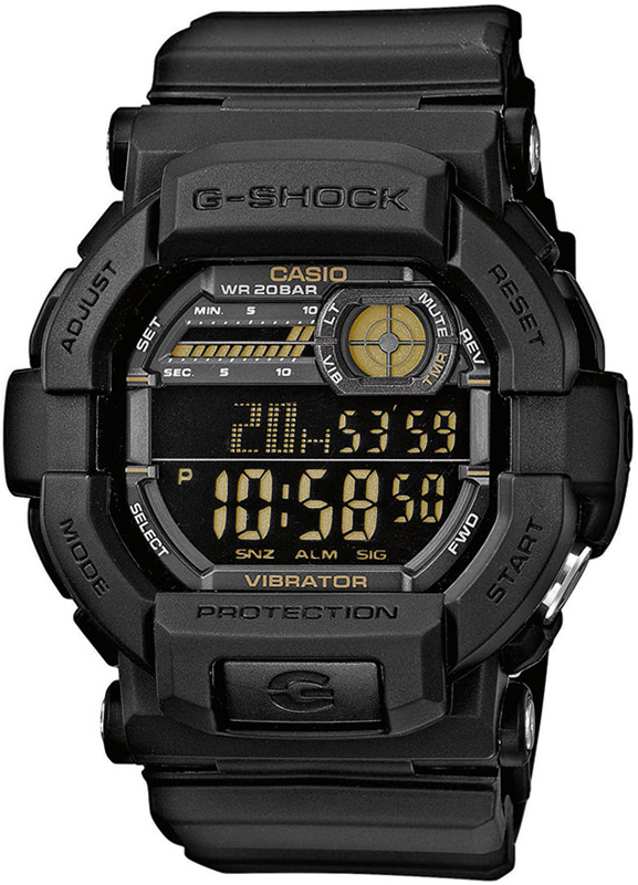 G-Shock Classic Style GD-350-1B Military Black Horloge