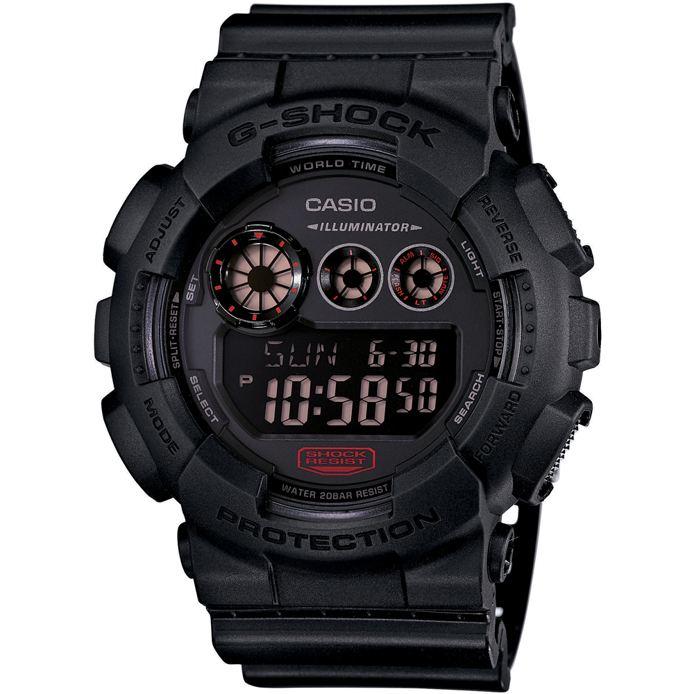G-Shock Classic Style GD-120MB-1ER Mission Black Horloge