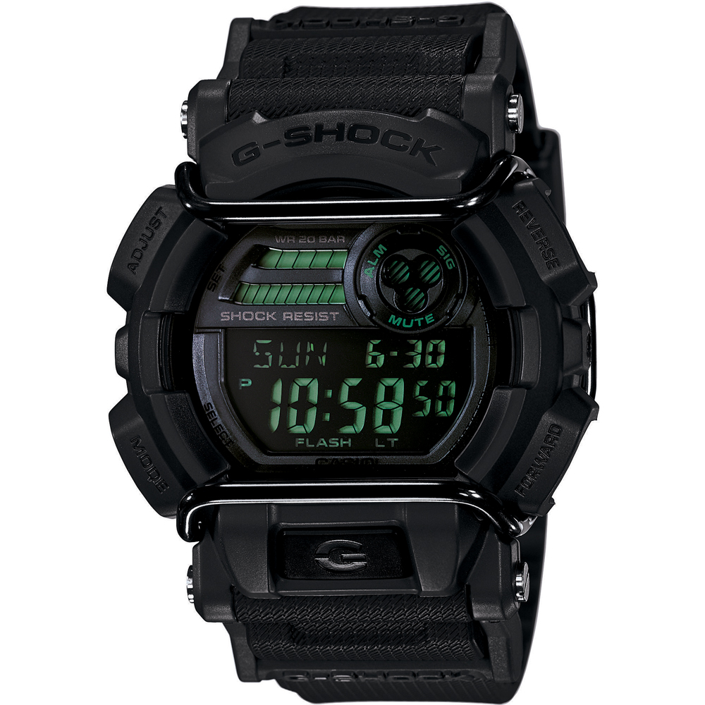 G-Shock Classic Style GD-400MB-1ER Mission Black Horloge