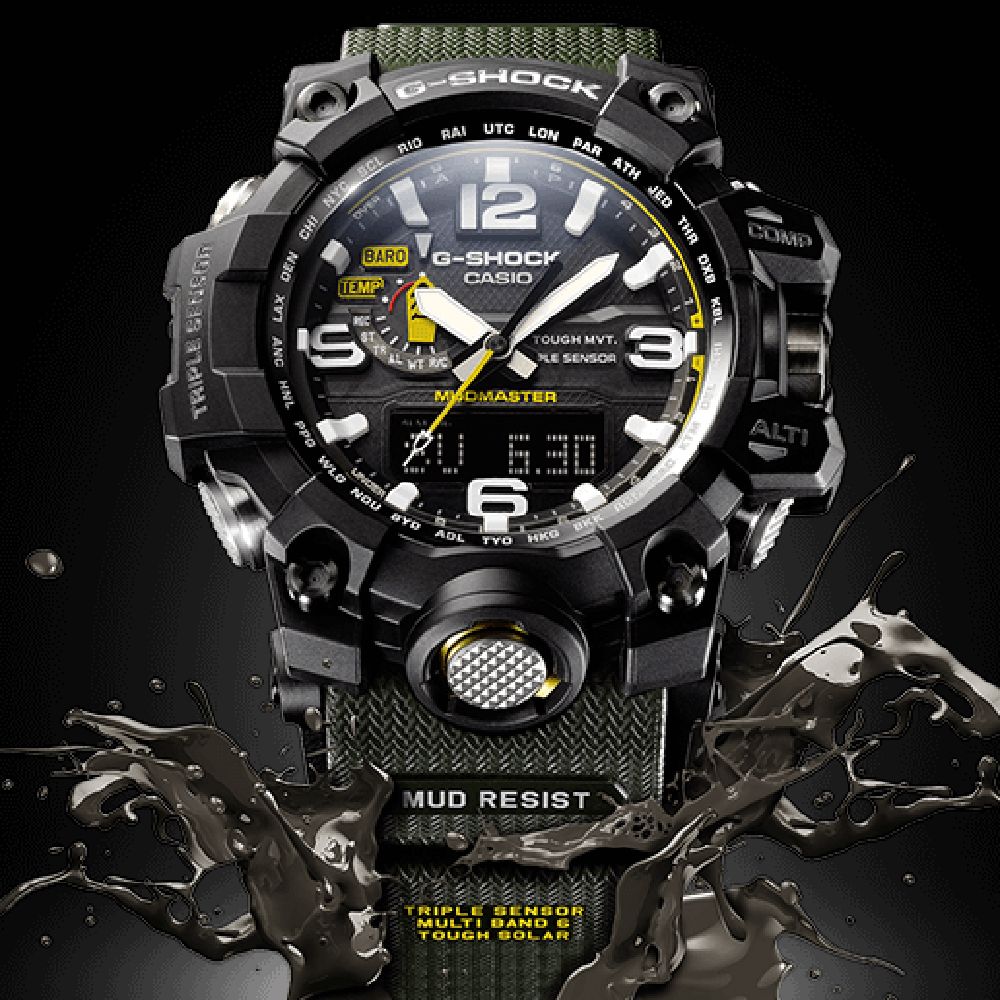 Beste G-Shock Master of G GWG-1000-1A3ER Mudmaster horloge • EAN RP-87