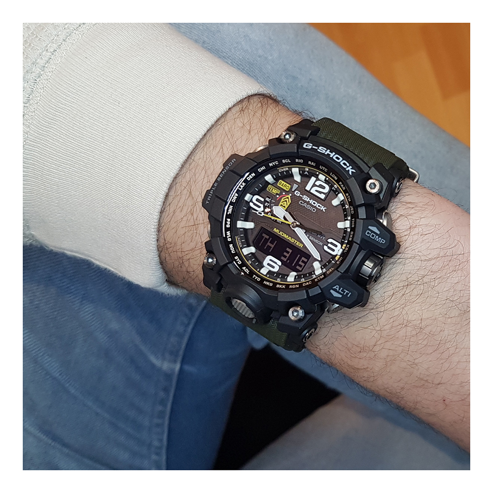 Verwonderlijk G-Shock Master of G GWG-1000-1A3ER Mudmaster horloge • EAN VS-64