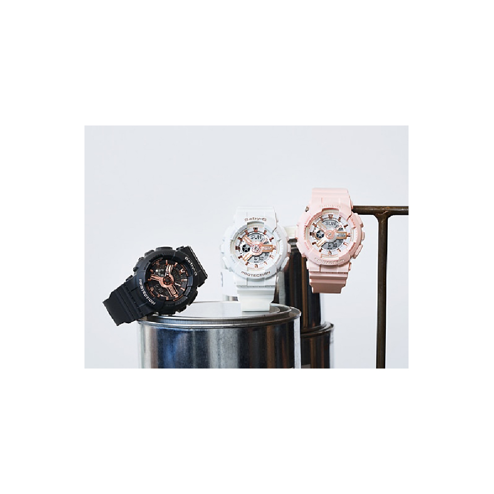 baby g white rose gold