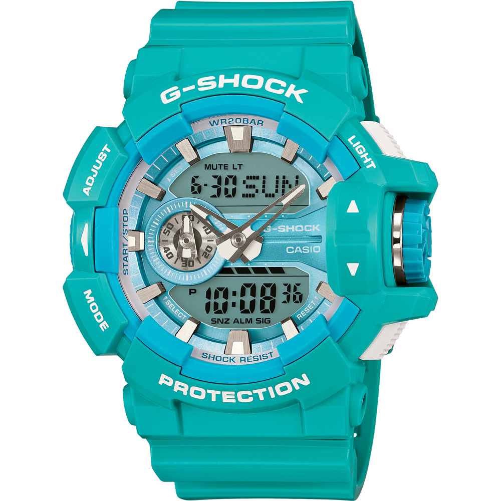 G-Shock Classic Style GA-400A-2A Rotary Switch Horloge