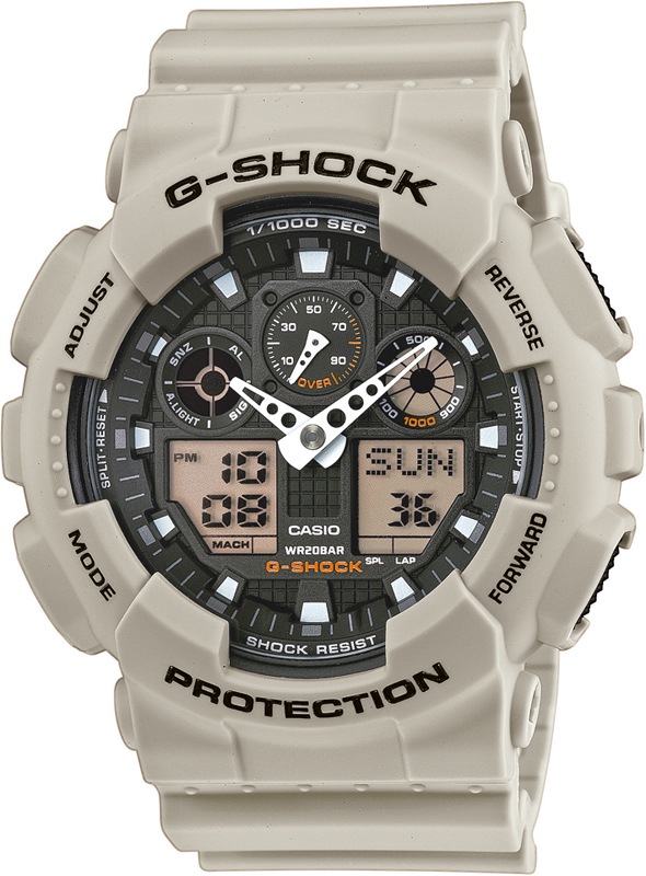 G-Shock Classic Style GA-100SD-8A Shock Desert Horloge
