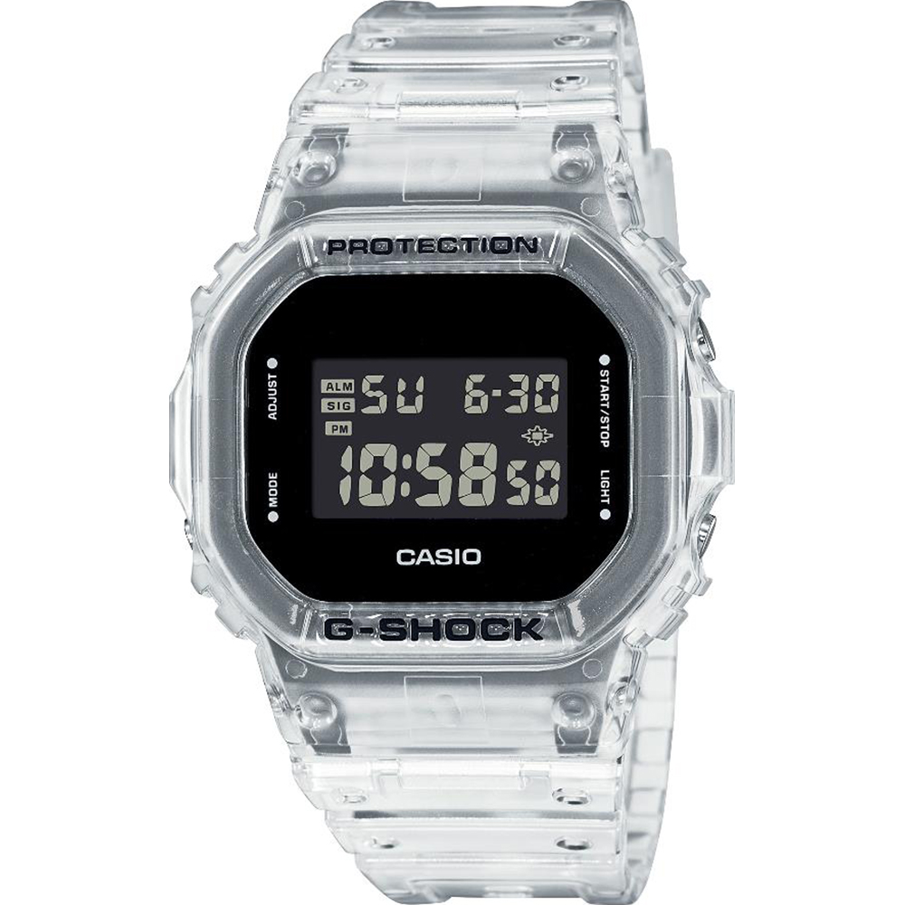 G-Shock Classic Style DW-5600SKE-7ER Skeleton Series - White Horloge