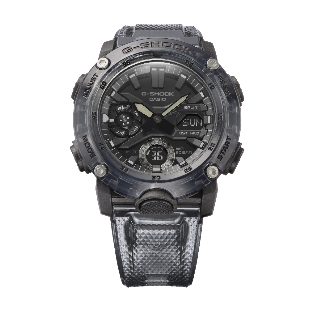 G-Shock Classic Style GA-2000SKE-8AER Skeleton Series - Black horloge •  EAN: 4549526297885 • Horloge.nl