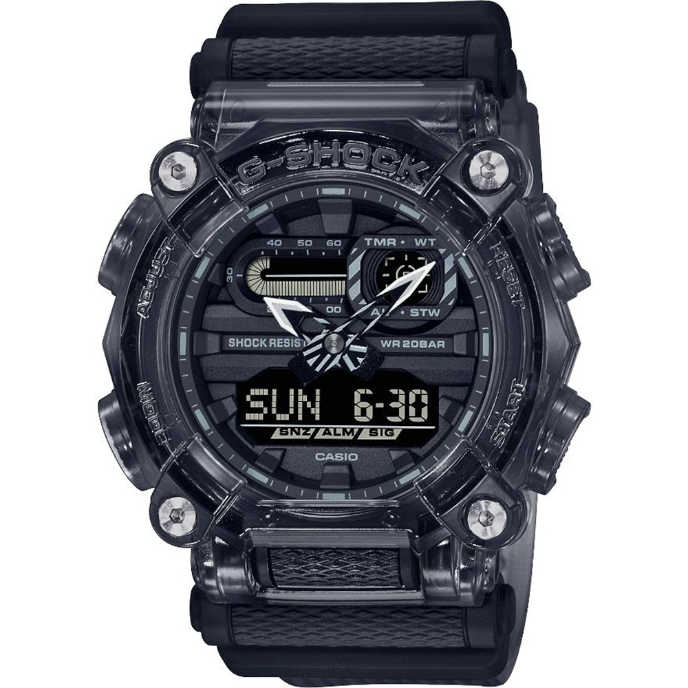 G-Shock Classic Style GA-900SKE-8AER Skeleton Series - Black Horloge