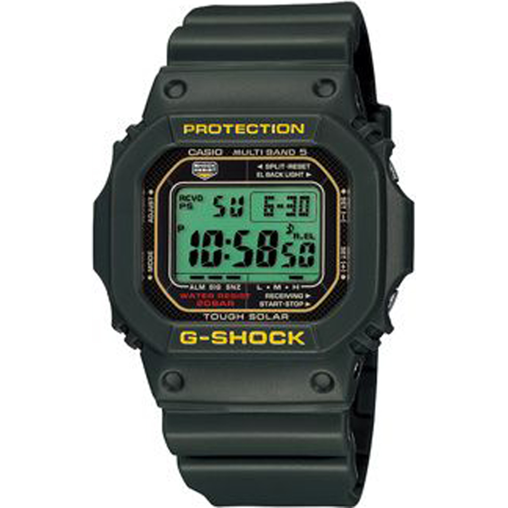 G-Shock GW-M5600A-3 Solar Waveceptor Horloge