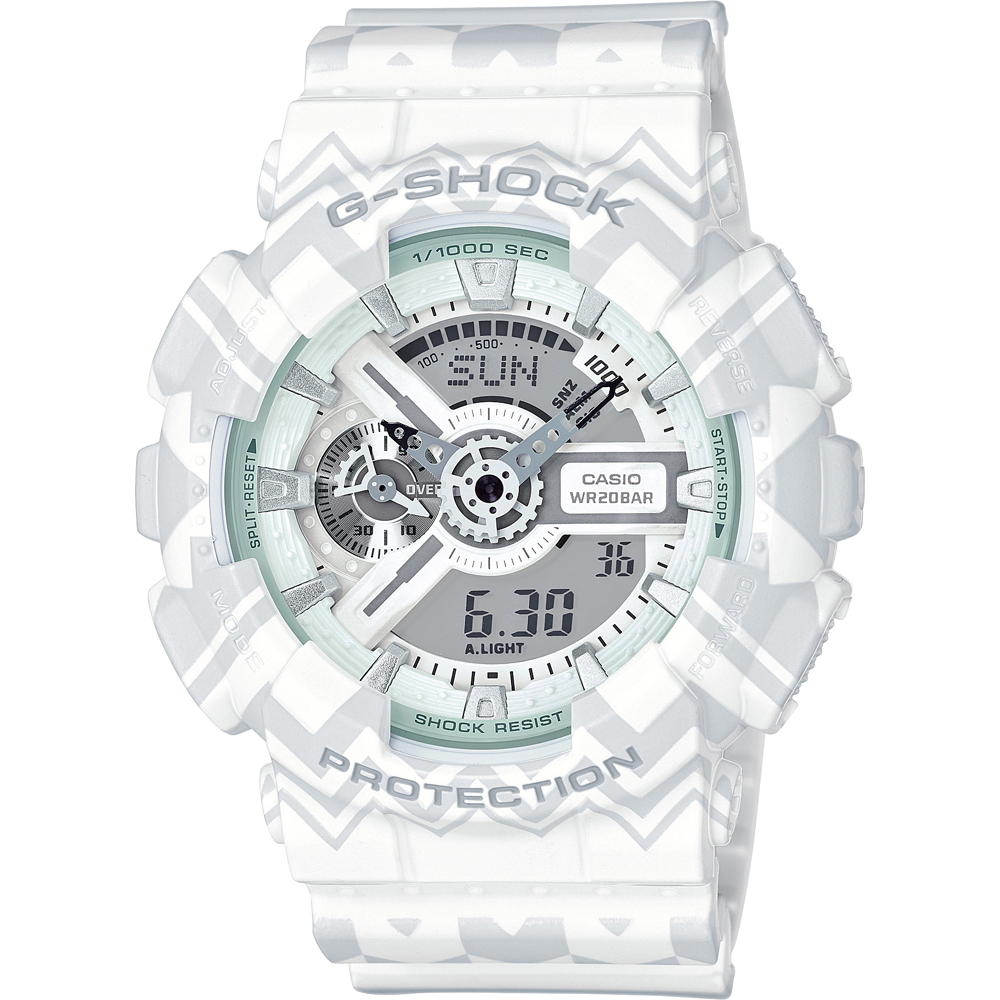 G-Shock Classic Style GA-110TP-7A Tribal Patern Horloge