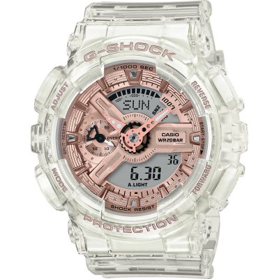 G-Shock GMA-S110SR-7A Skeleton Rose Gold Horloge