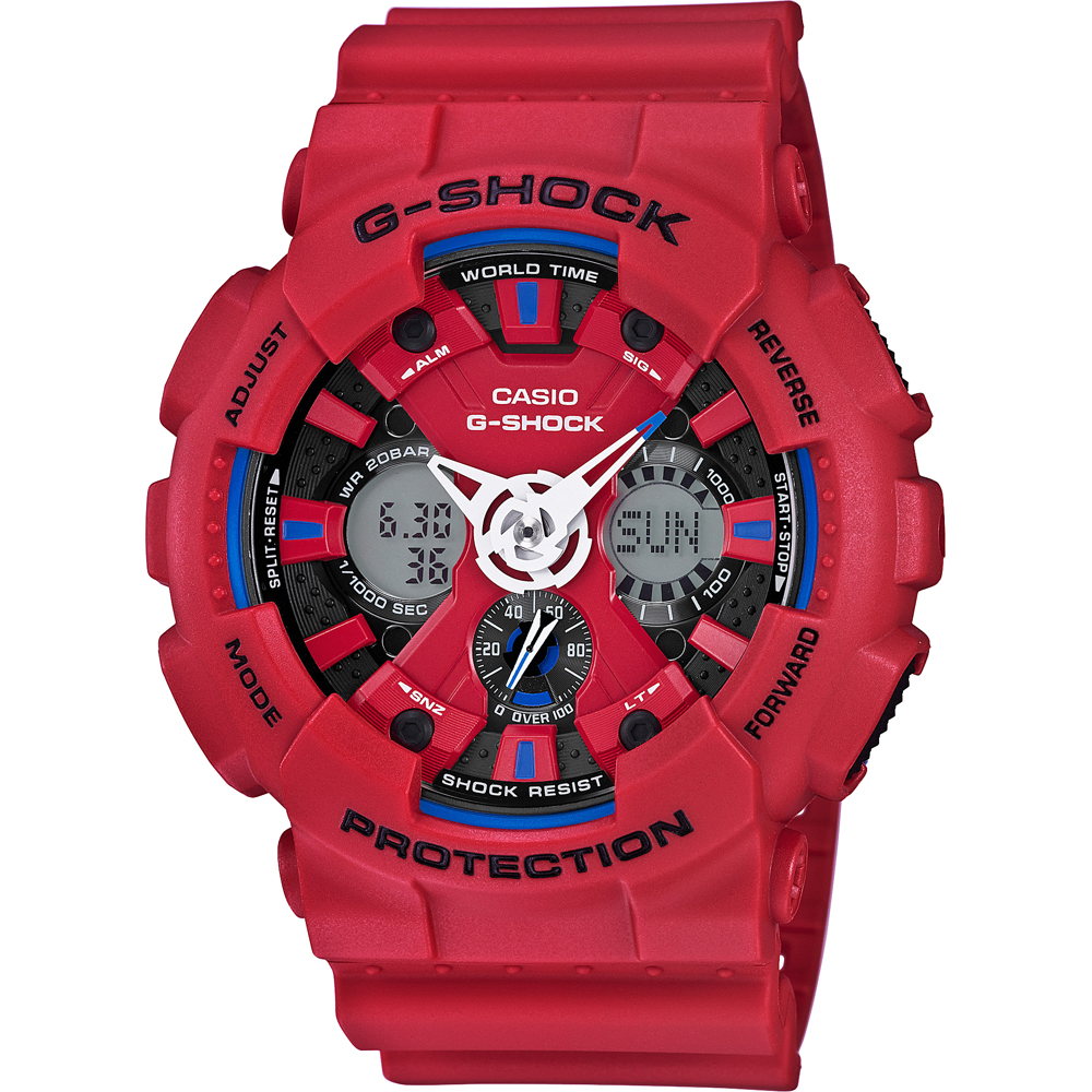G-Shock Classic Style GA-120TR-4A Tricolor Horloge