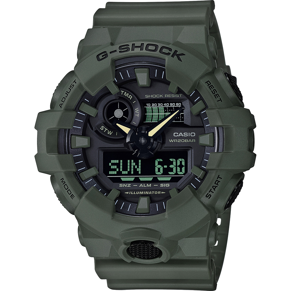 G-Shock Classic Style GA-700UC-3AER Streetwear - Ultra Color Horloge