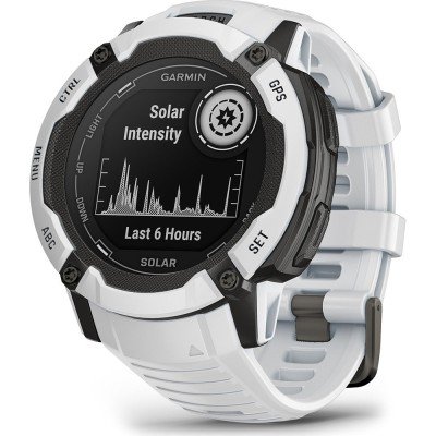 Horloge.nl Garmin Instinct 2X Solar - Whitestone 50 mm Robuust solar Multiband GPS smartwatch aanbieding