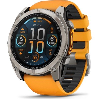 Garmin Fenix 010-02905-11 Fenix 8 Sapphire Horloge