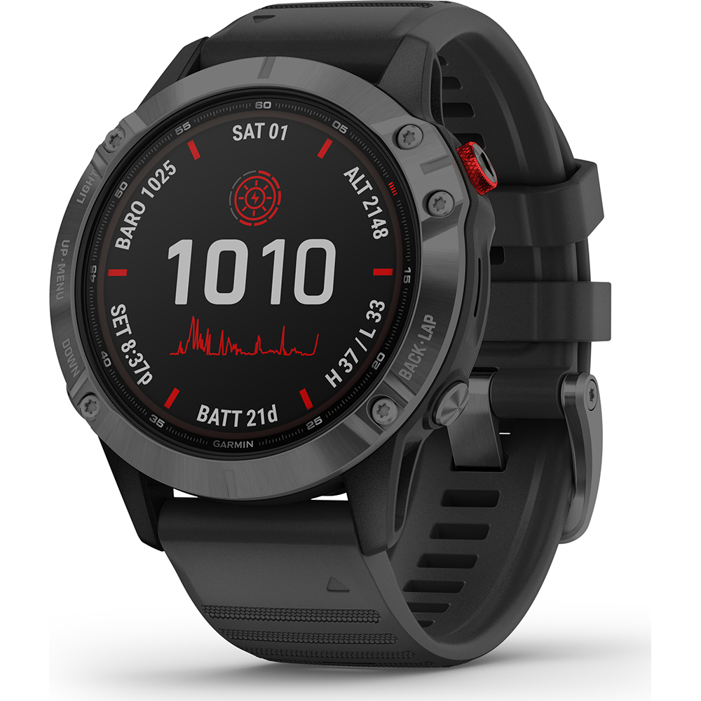 Garmin Fenix 010-02410-15 Fenix 6 Pro Solar horloge • EAN: 0753759251840 •  Horloge.nl