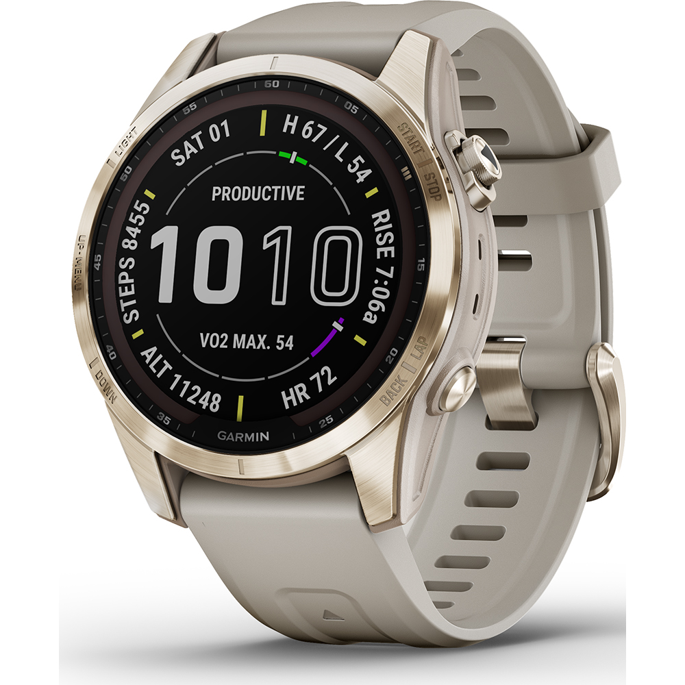 Garmin Fenix 010-02539-21 Fenix 7S Sapphire Solar Horloge