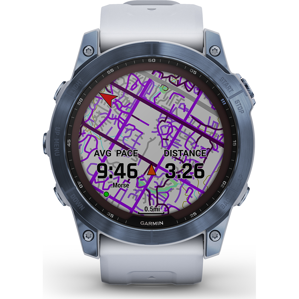Garmin Fenix 010-02541-15 Fenix 7X Sapphire Solar horloge • EAN:  753759278274 • Horloge.nl