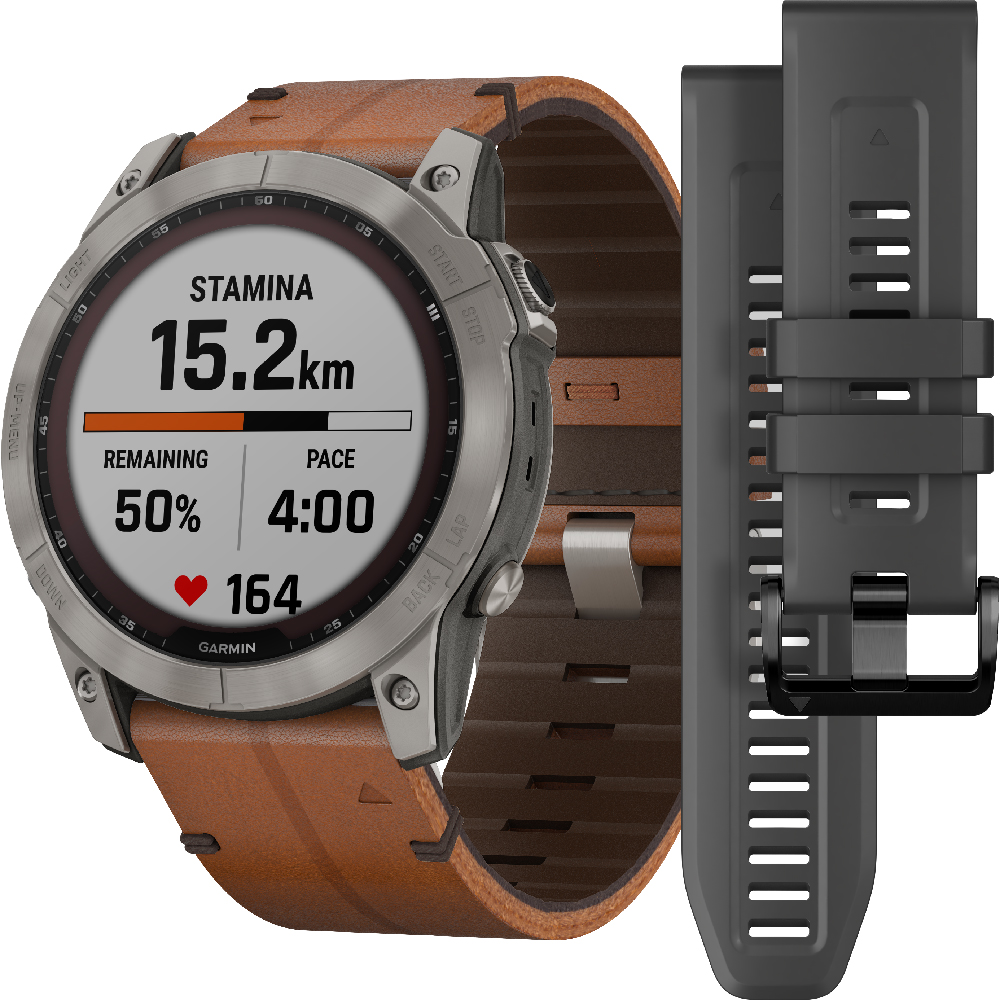 Garmin Fenix 010-02541-19 Fenix 7X Sapphire Solar Horloge