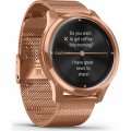 18 karaat roségoud hybride smartwatch met verborgen touchscreen Lente/Zomer collectie Garmin