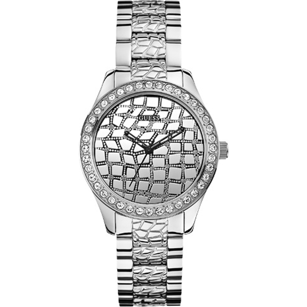 Guess Watch Time 3 hands Croco Glam W0236L1