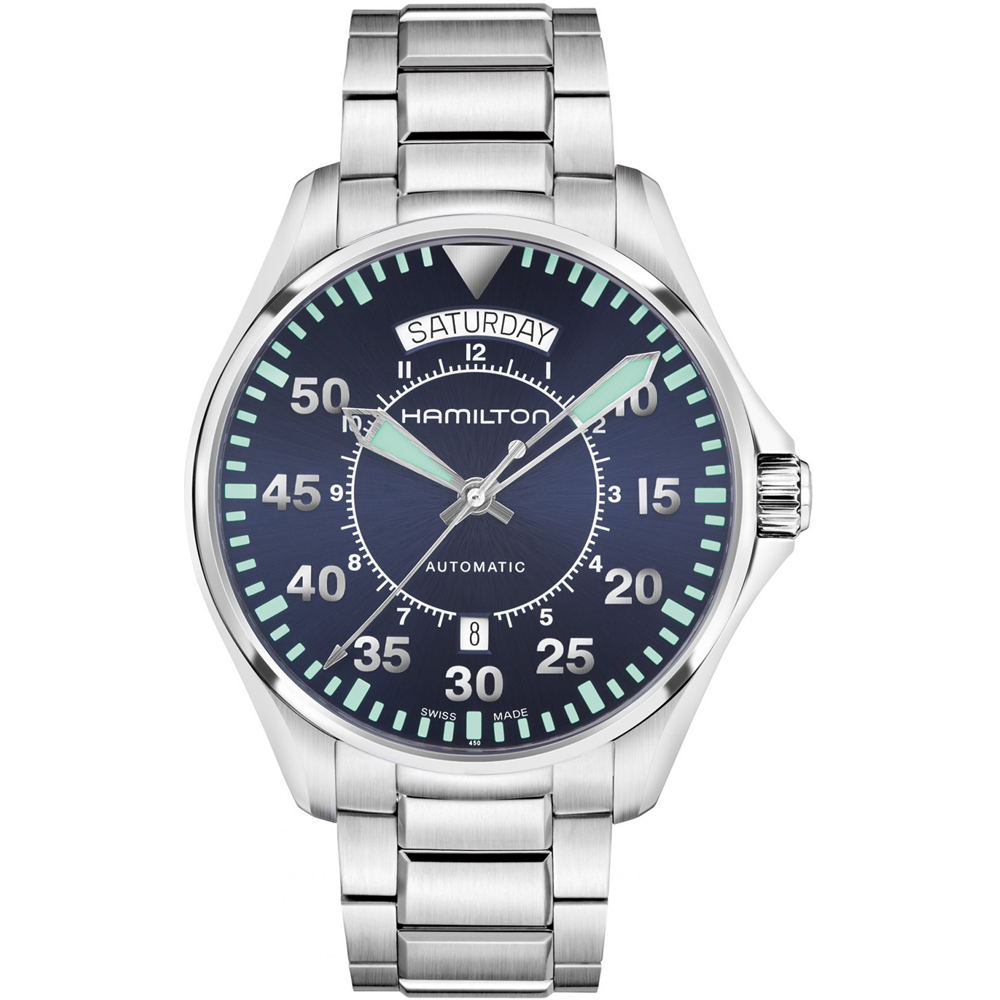 Hamilton Aviation H64615145 Khaki Pilot horloge