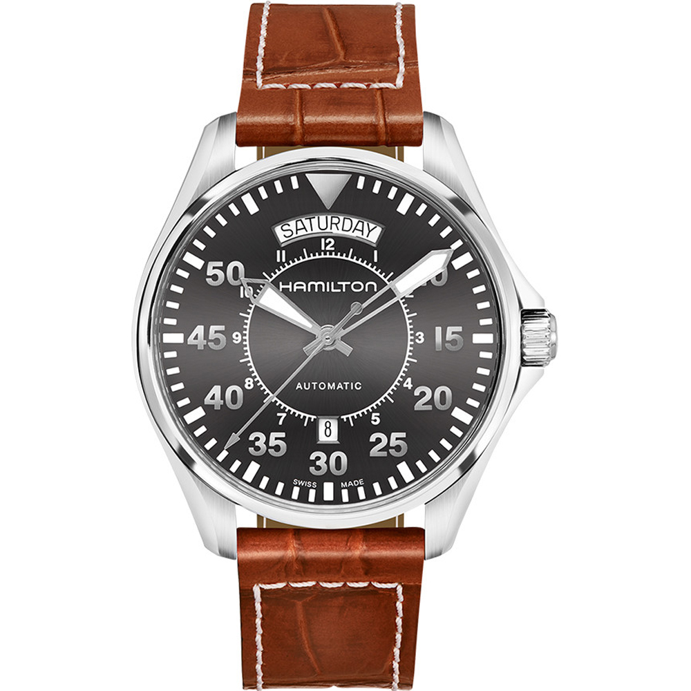 Hamilton Aviation H64615585 Khaki Pilot horloge