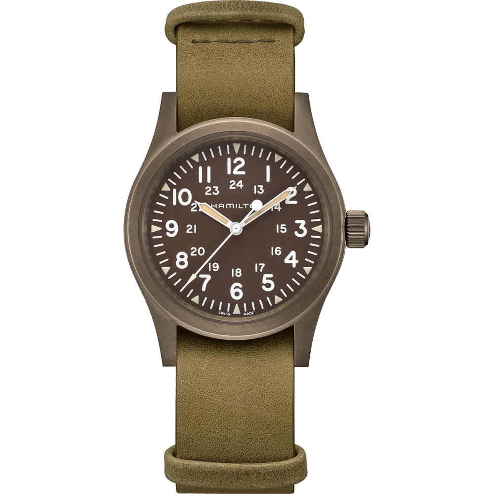 Hamilton Field H69449861 Khaki Field Horloge