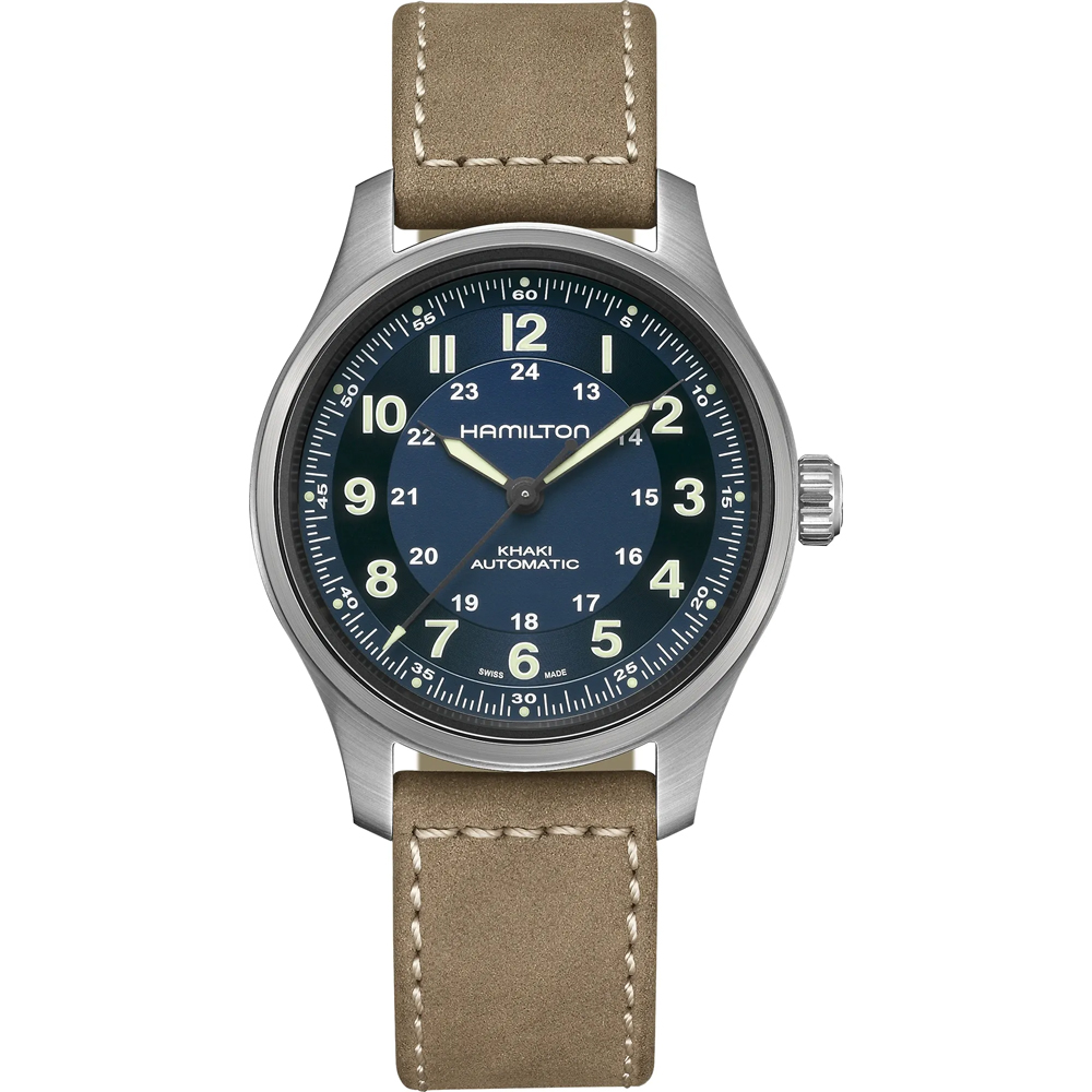 Hamilton Field H70545540 Khaki Titanium Horloge