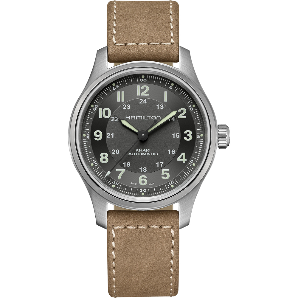 Hamilton Field H70545550 Khaki Field Titanium Horloge